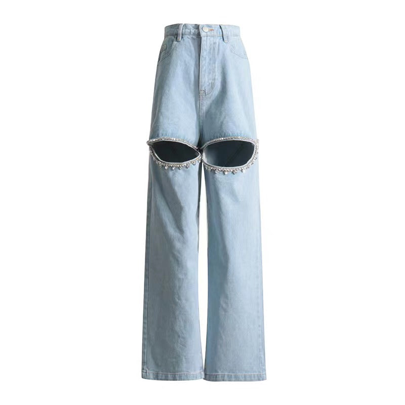 Blugi COUTURE cu cristale