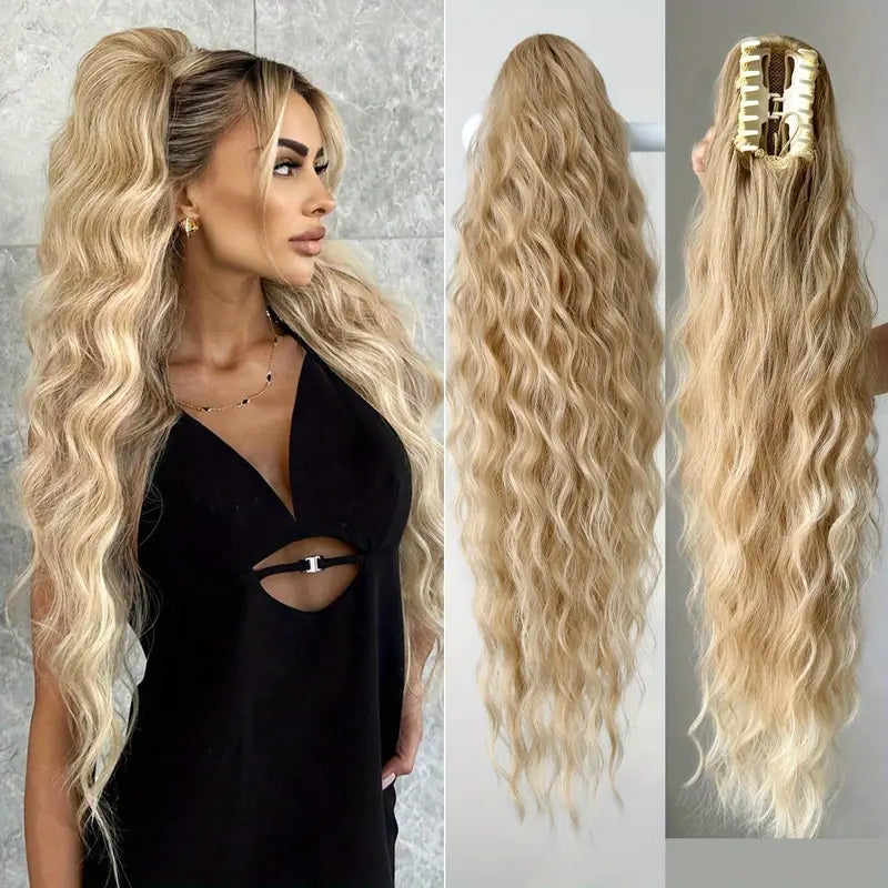 Extensie par cret 80 cm Afro® – prindere cu cleste