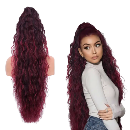 Extensie par cret 80 cm Afro® cu prindere cu cleste