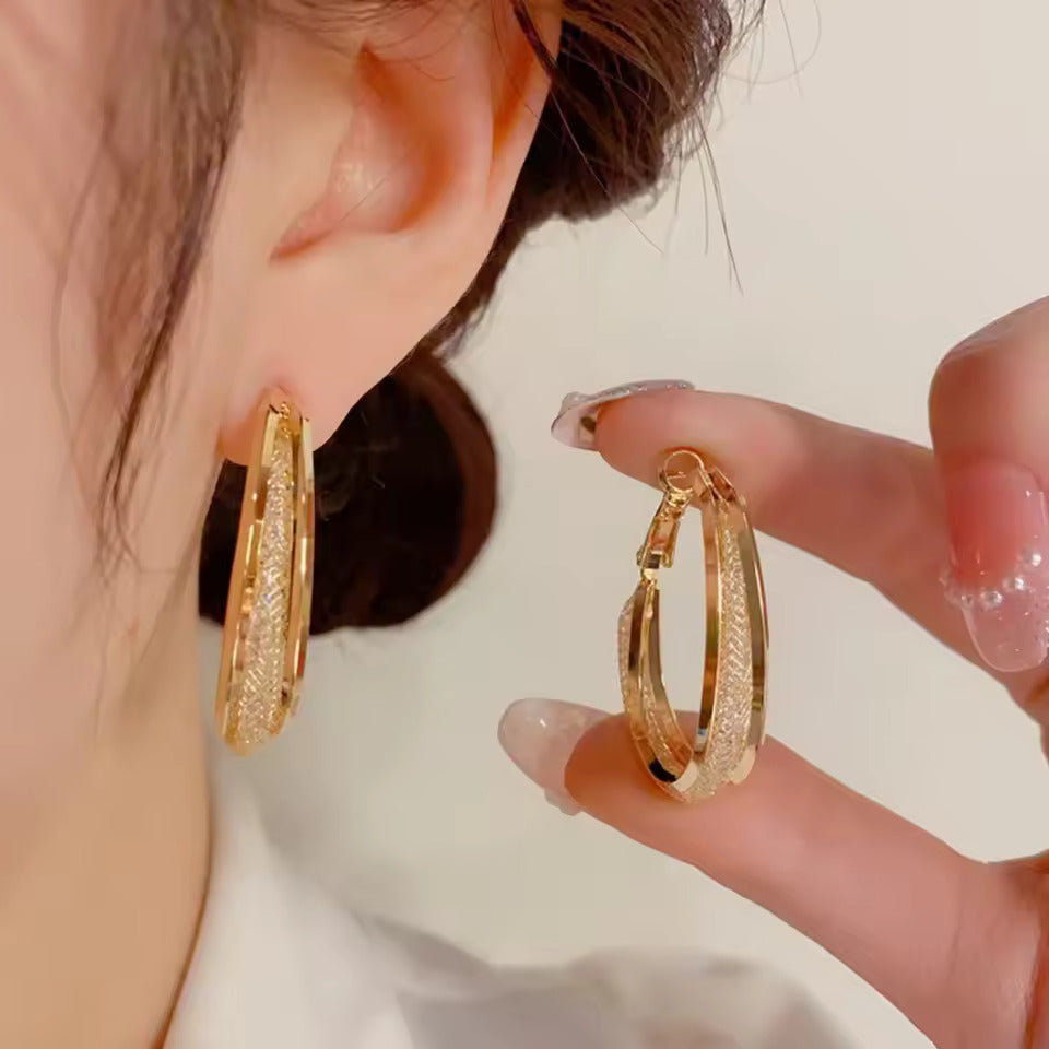 Cercei Premium ✨ Cristal Oval ✨