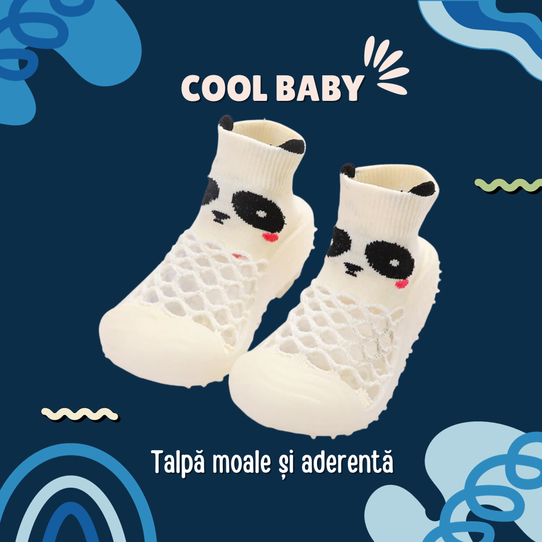 👣 Papucei cu talpa aderenta CoolBaby
