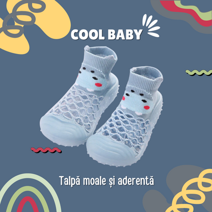👣 Papucei cu talpa anti-alunecare