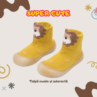 👣 Papucei cu talpa anti-alunecare
