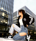 Blugi REBEL cut out