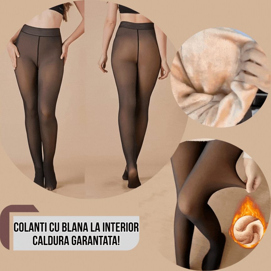 Colanti modelatori cu interior de blana